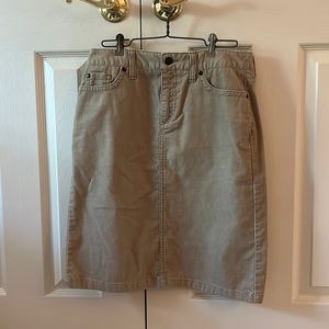L.L.bean corduroy skirt